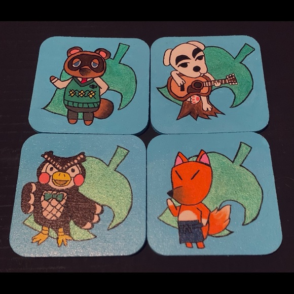 Animal Crossing Coaster Set